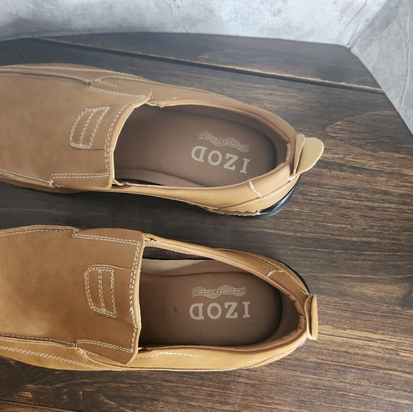 Mens Izod Forman Loafer Memory Foam Faux Leather  9M - Picture 6 of 8